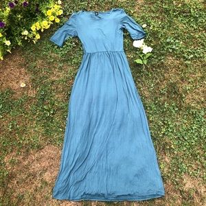 (🌸3 FOR $15 DEAL!) Teal Maxi Dress